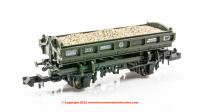 E87537 EFE Rail 14T 'Mermaid' Side Tipping Ballast Wagon number BD989394 - BR Departmental Olive Green